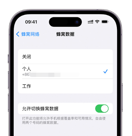 蓬安苹果维修服务分享如何在iPhone上使用双卡 