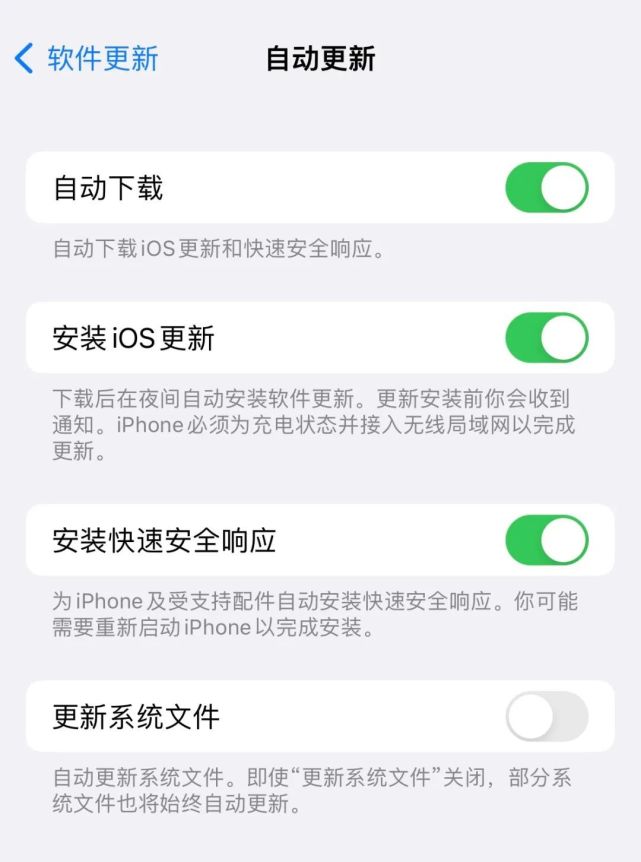 蓬安苹果手机维修分享苹果快速安全响应更新有必要安装吗 
